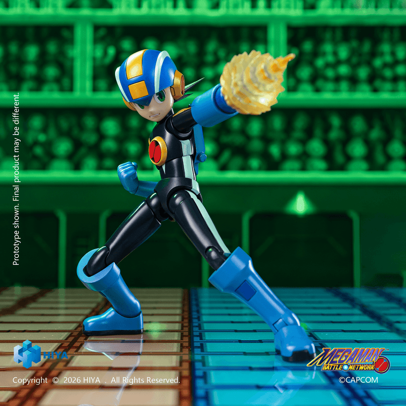 [Preorder][ETA Q1 2027] HIYA Exquisite Basic Series None Scale 4.9 Inch Mega Man Battle Network Series MegaMan.EXE Action Figure