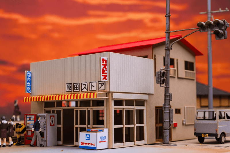 [Preorder][ETA Q2 2027] 1/80 Scale Paper kit Town Corner Accessory Series Store 「Corner Store」