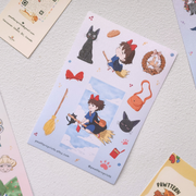 Ghibli Kiki's Delivery Service Fan Art Vinyl Sticker Sheet