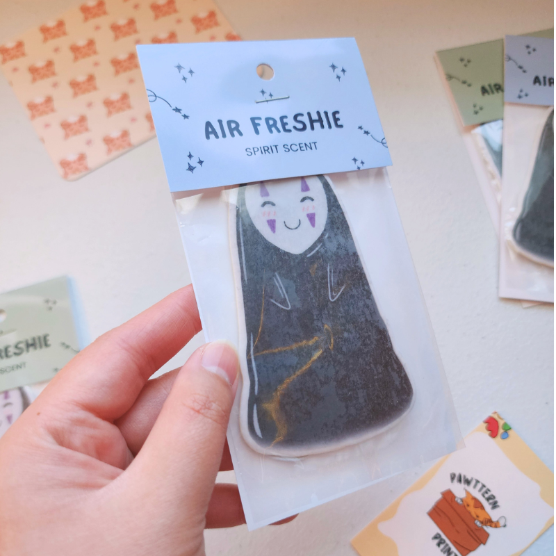 Ghibli No Face Fan Art Air Freshener (Spirit)
