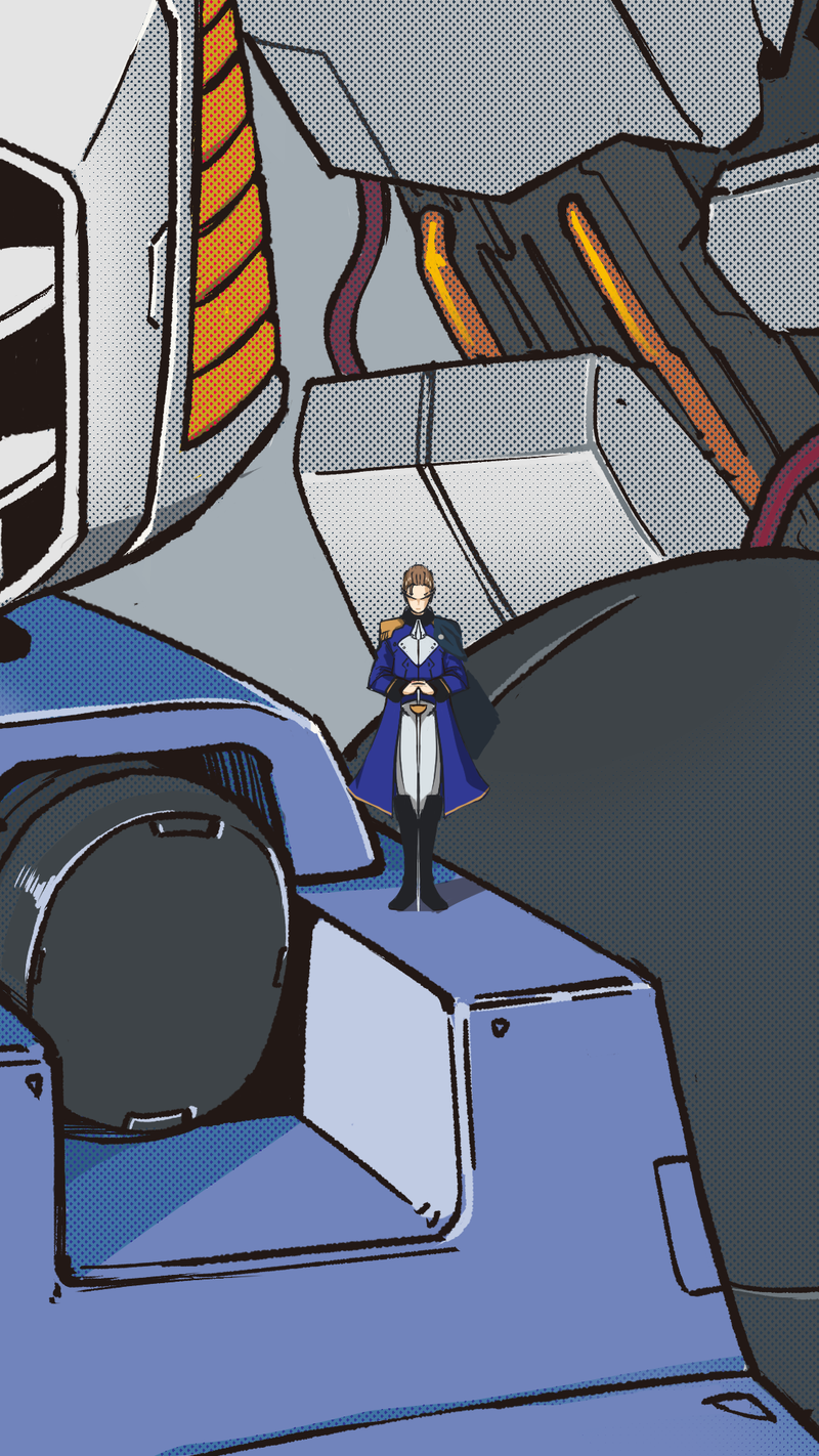 JHo | Tallgeese II | B5 Art Print