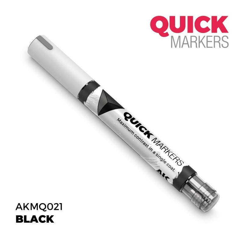 AKMQ021 Quick Markers - Black