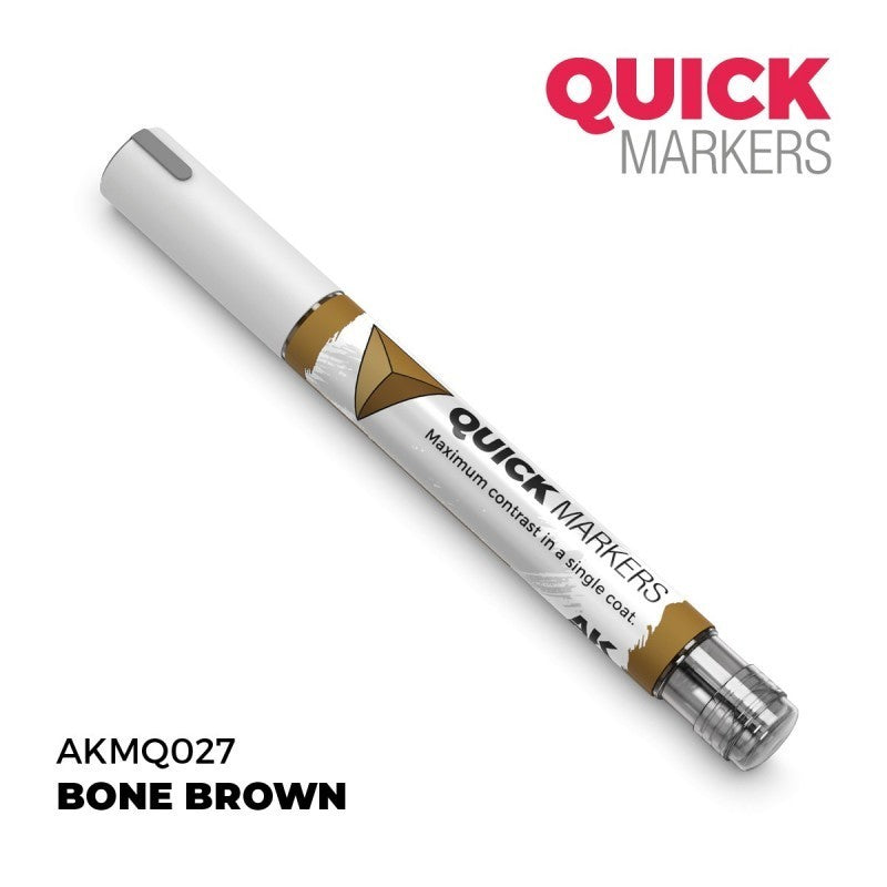 AKMQ027 Quick Markers - Bone Brown