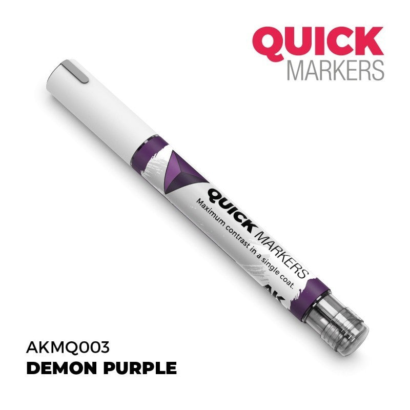 AKMQ003 Quick Markers - Demon Purple