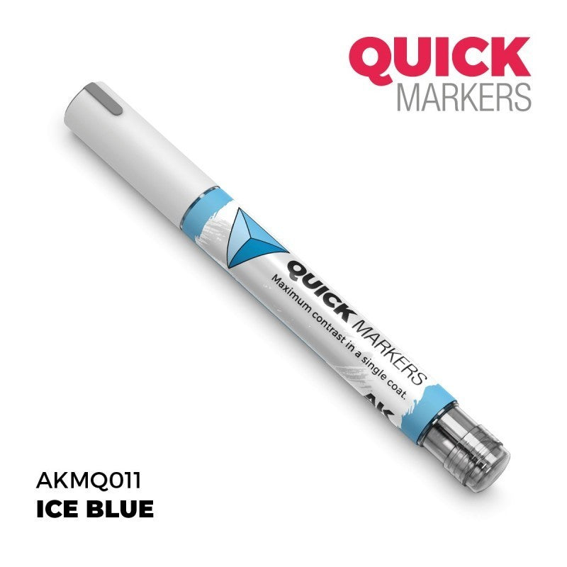 AKMQ011 Quick Markers - Ice Blue