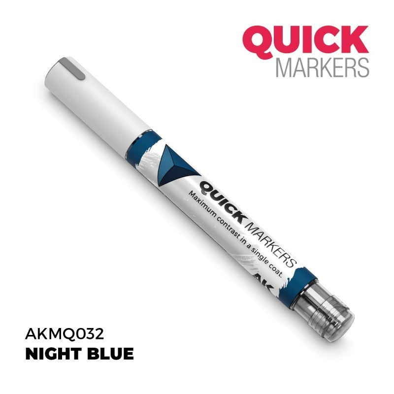 AKMQ032 Quick Markers - Night Blue