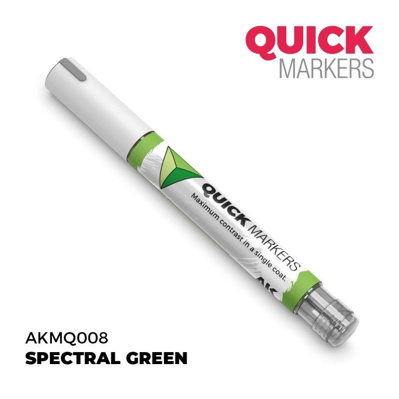 AKMQ008 Quick Markers - Spectral Green