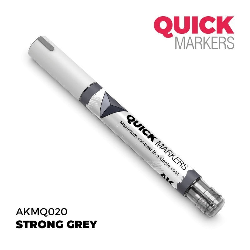 AKMQ020 Quick Markers - Strong Grey