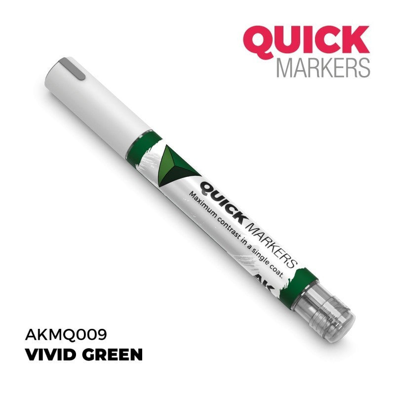 AKMQ009 Quick Markers - Vivid Green