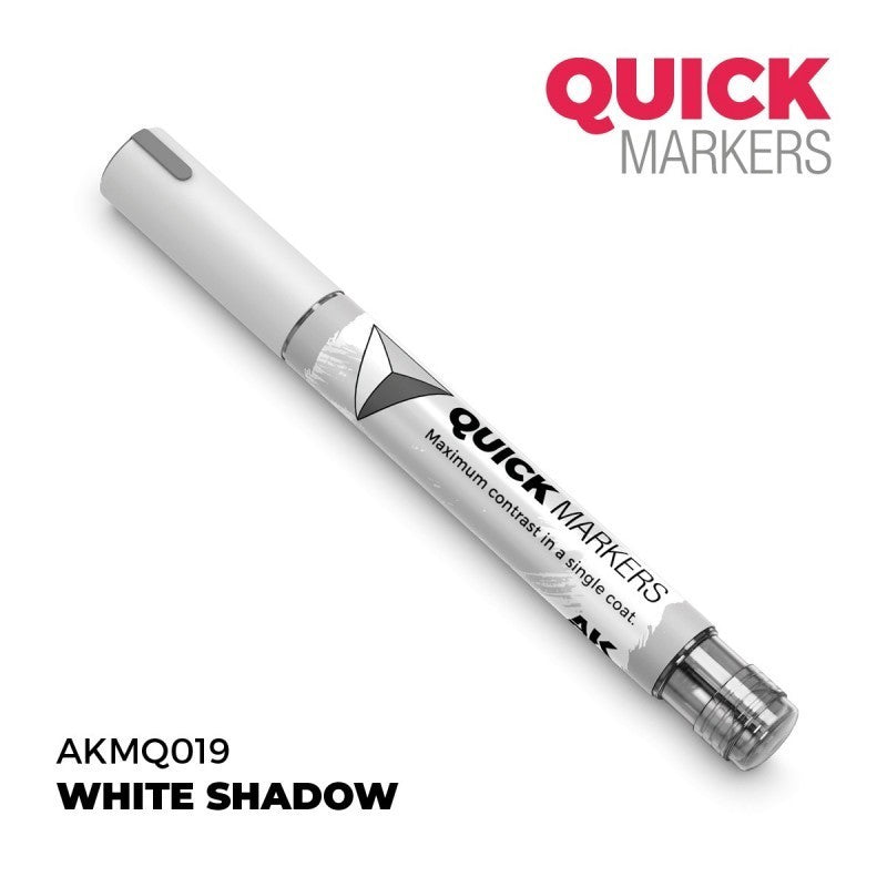 AKMQ019 Quick Markers - White Shadow
