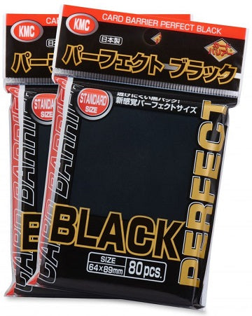 KMC Perfect Fit Black Sleeves 80CT