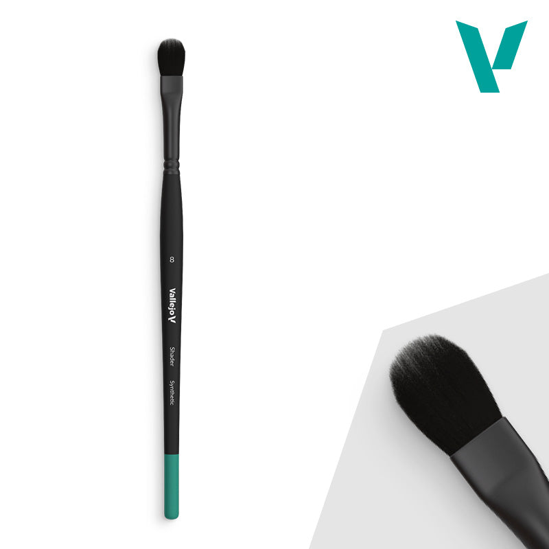 B06008 Shader Filbert Shader Flat Synthetic Brush No 8