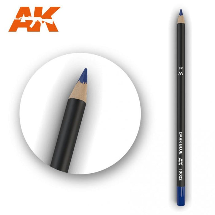 AK10022 Watercolor Pencil Dark Blue