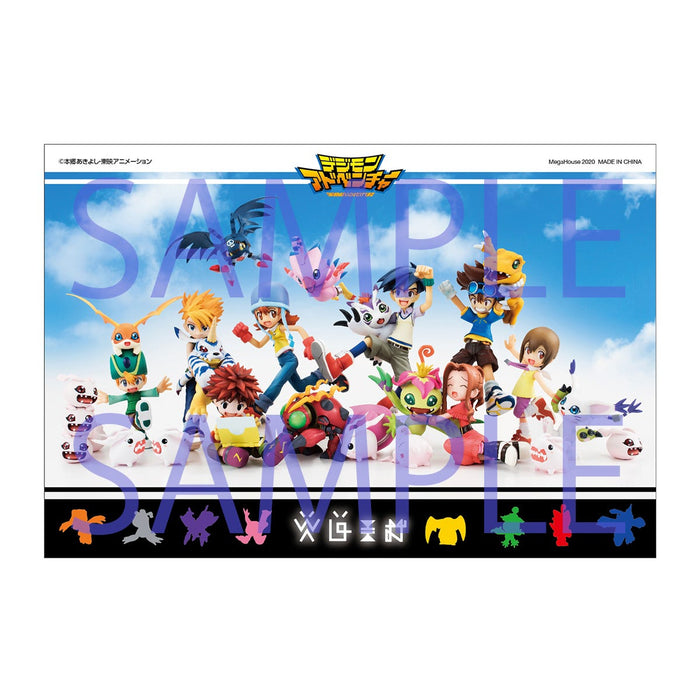 Megahouse Digicolle Mix - Digimon Adventure Set, Complete Set of 8