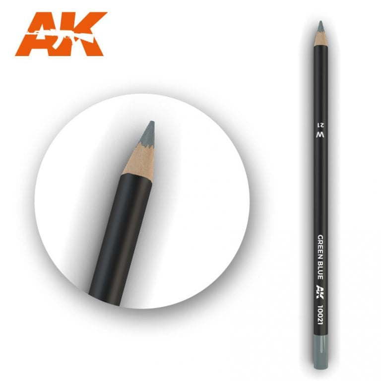 AK10021 Watercolor Pencil Green Blue