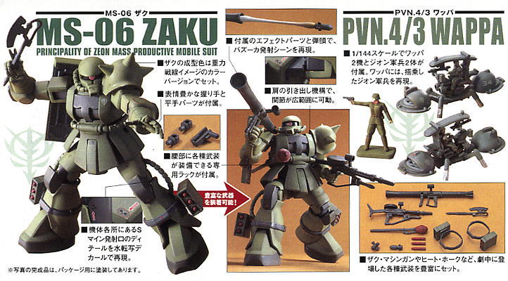 HG Zaku Ground Attack Set 1/144