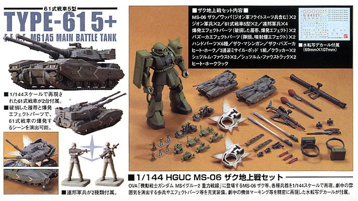 HG Zaku Ground Attack Set 1/144