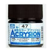 Acrysion N47 - Red Brown (Flat/German Tank WWII)