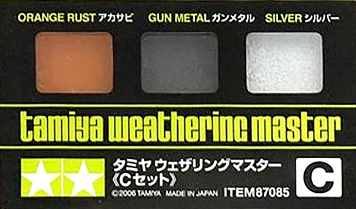 Weathering Master C Set (Orange Rust, Gun Metal & Silver) — Panda Hobby