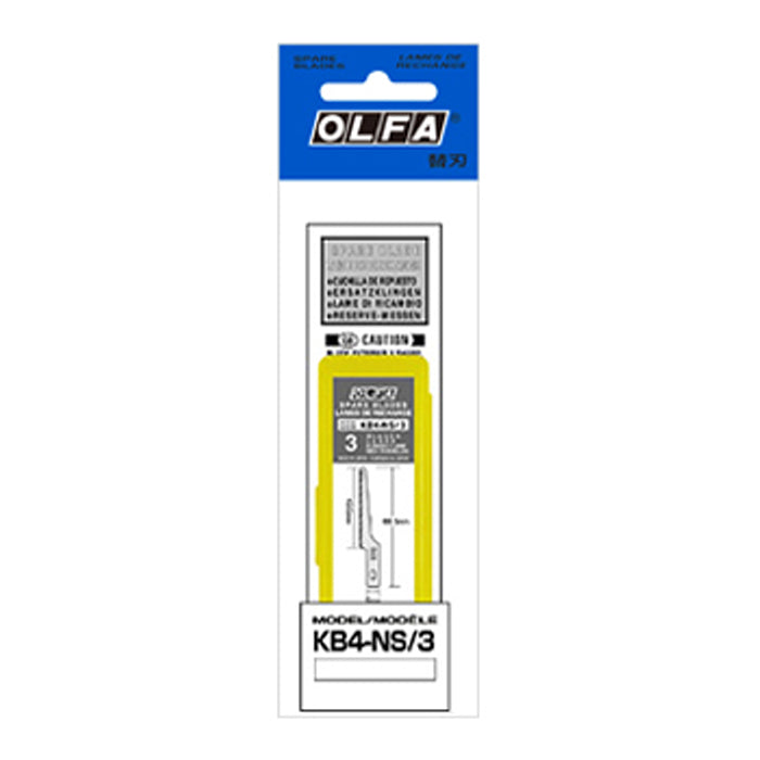 Olfa KB4-NS/3 Narrow Saw Blade, Pack of 3
