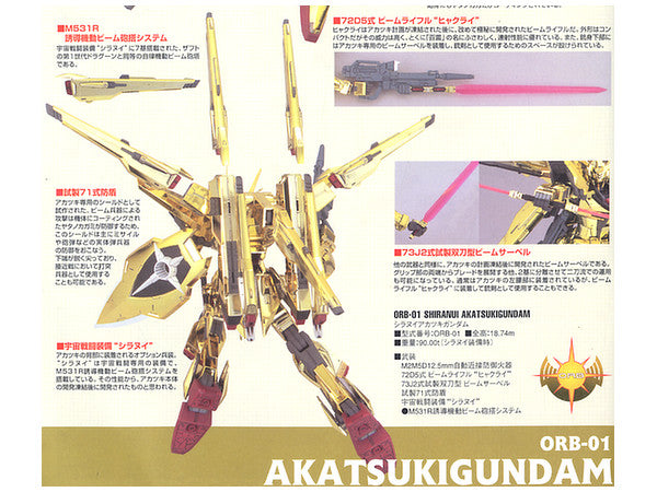 15 Akatsuki Gundam Oowashi Pack/Shiranui Pack Full Set 1/100