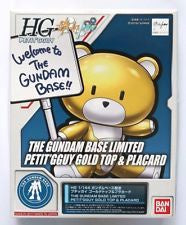 HG The Gundam Base Limited Petit'Gguy Gold Top & Placard
