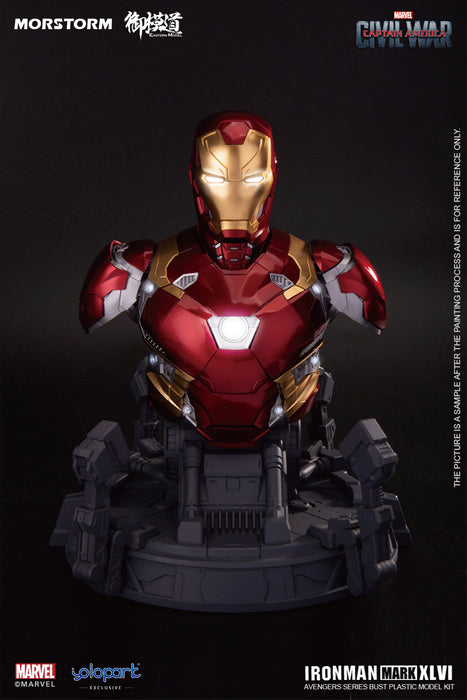 [ARRIVED][AUG 2023] Iron Man Mark 46 / MK46 Bust Plastic Model Kit