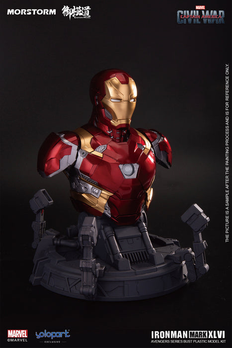 [ARRIVED][AUG 2023] Iron Man Mark 46 / MK46 Bust Plastic Model Kit