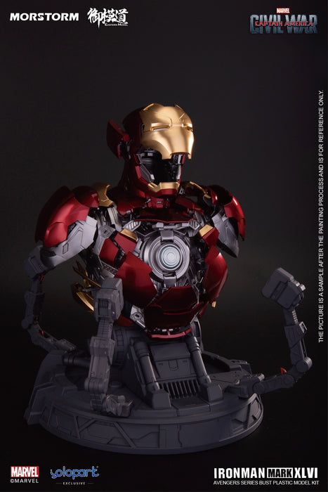 [ARRIVED][AUG 2023] Iron Man Mark 46 / MK46 Bust Plastic Model Kit