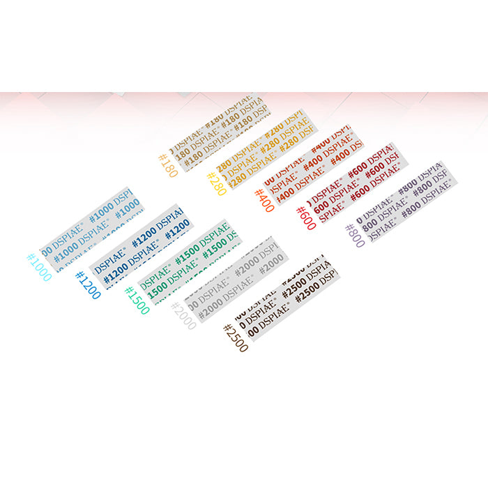 Dspiae MSP-1500 Pre-Cut Self Adhesive Sandpaper #1500