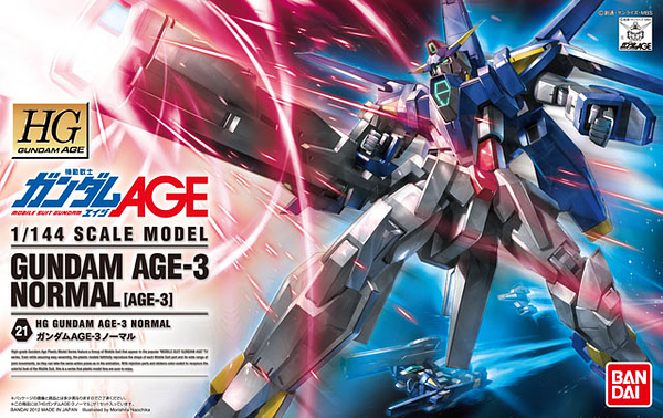 HG #21 Gundam Age 3 Normal 1/144