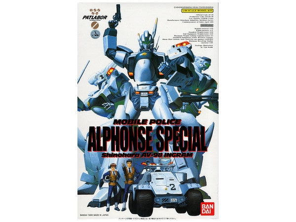 Patlabor Mobile Police AV-98 INGRAM Alphonse Special