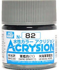 Acrysion N82 - Dark Gray (1) (Semi-Gloss/US Naval Vessel)