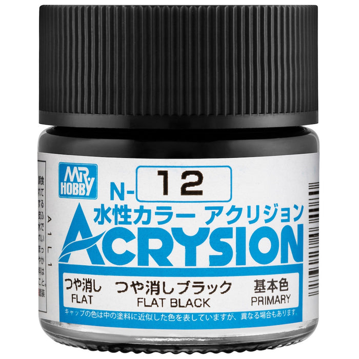 Acrysion N12 - Flat Black (Flat/Primary)