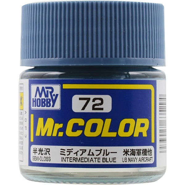 Mr Color 72 - Intermediate Blue (Semi-Gloss/Aircraft) C72