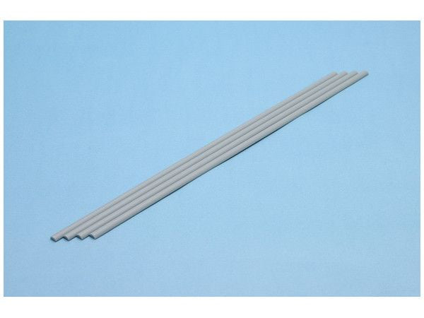 Half Circle 1.0mm (Gray) Stick Plastic Materials 8pcs