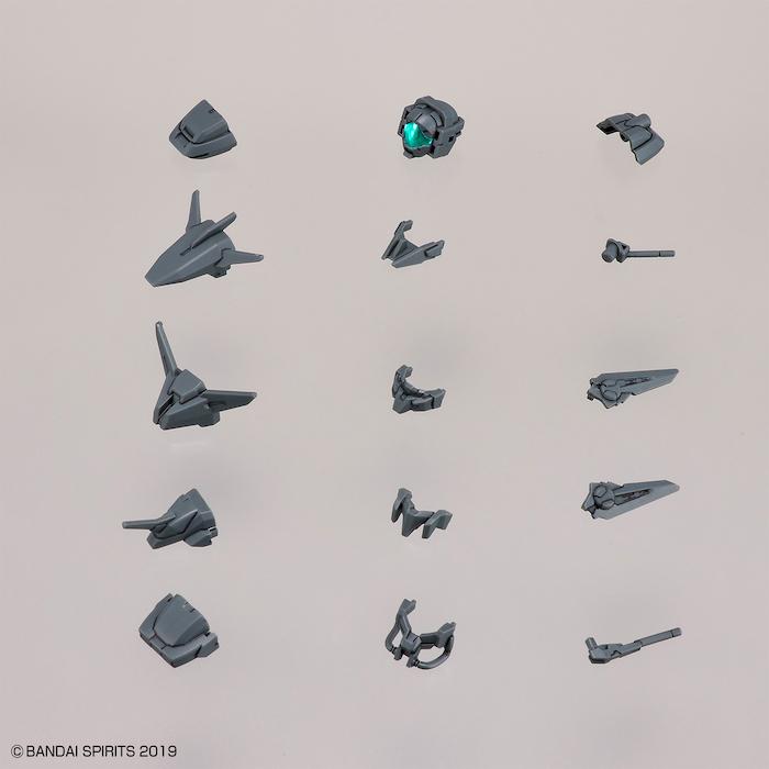 30MM Option Parts Set 6 (Customize Heads A) 1/144