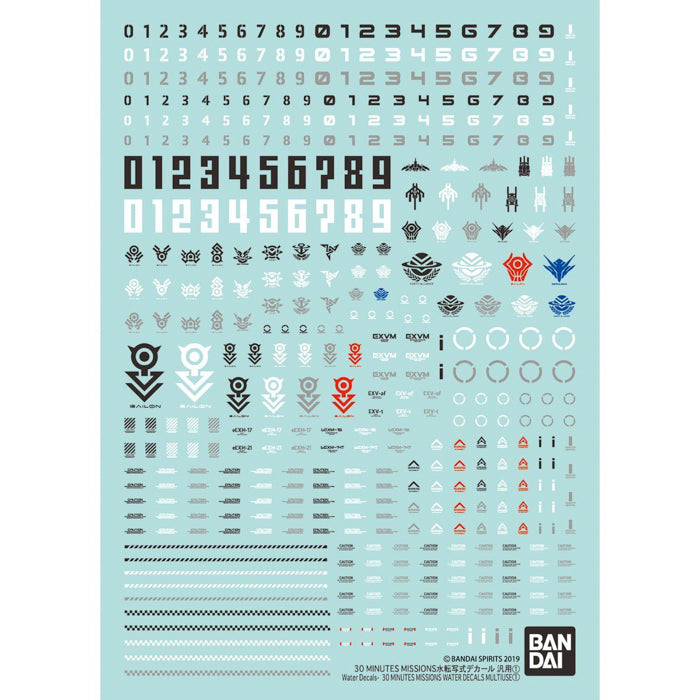 30MM Water Decal Multiuse 1 1/144