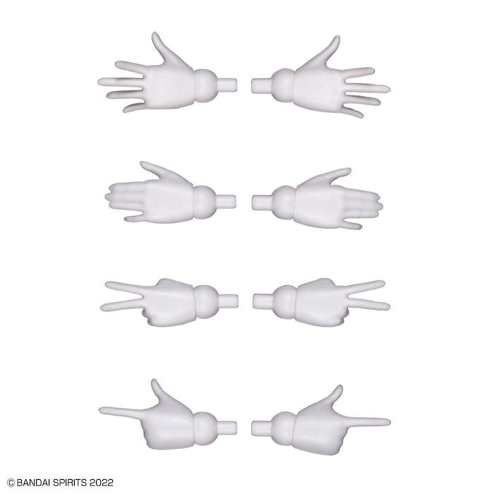 30MS Option Hand Parts [White/Black]