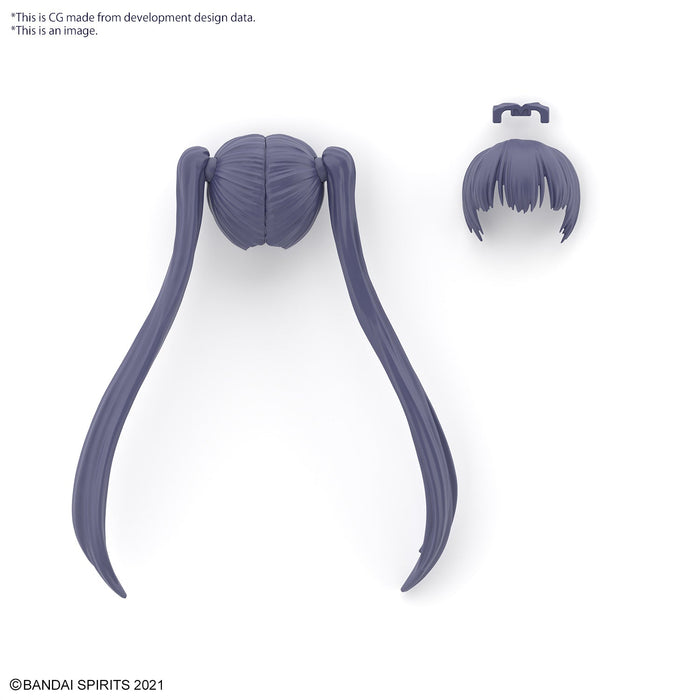 30MS Option Hair Style Parts Vol.7 All 4 Types 1/144