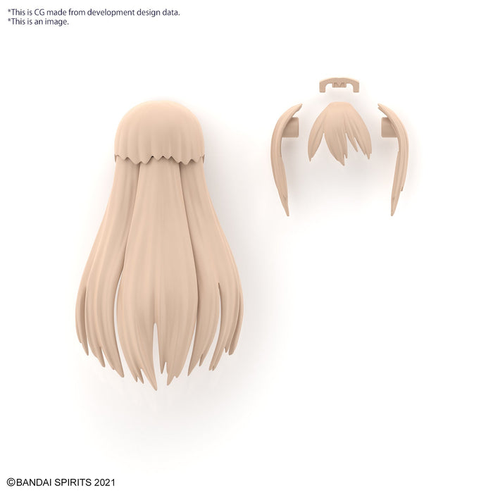 30MS Option Hair Style Parts Vol.7 All 4 Types 1/144