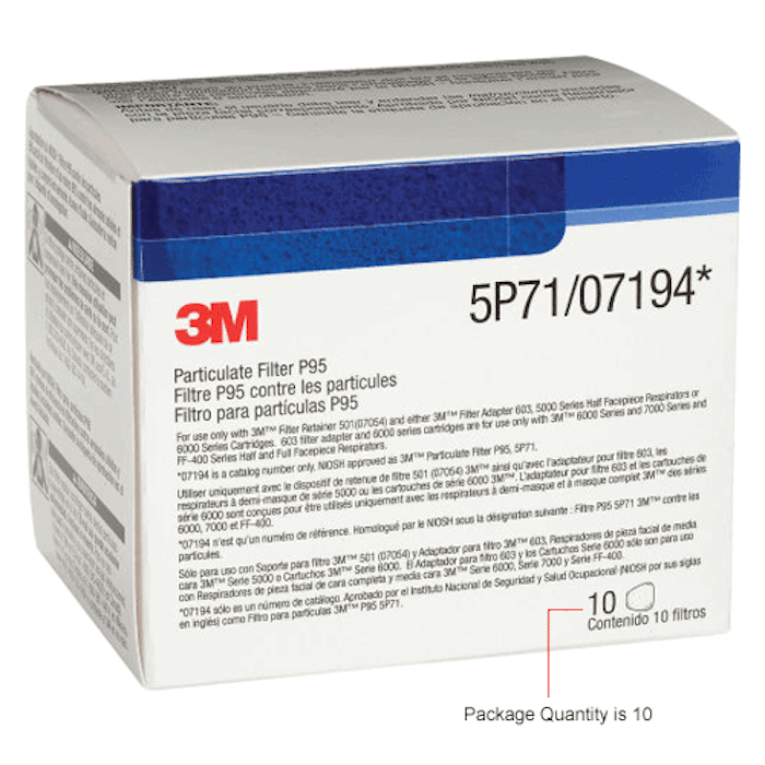3M 5P71 - Single Prefilter for Respirator Cartridges (1pc)