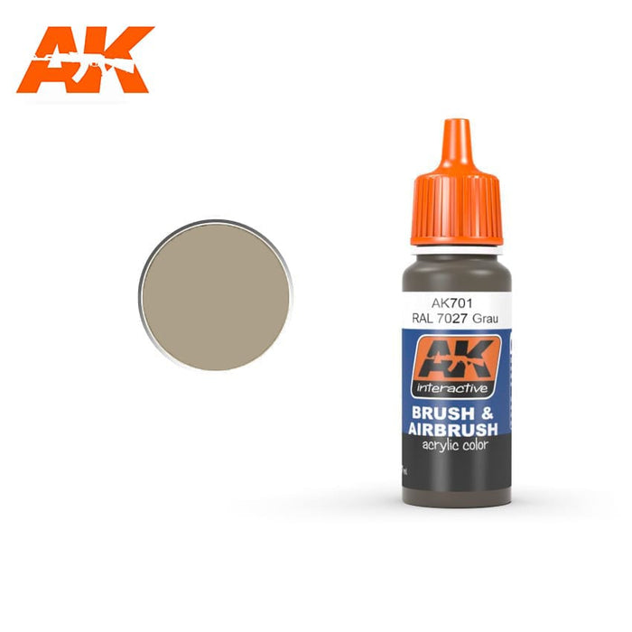 CLEARANCE *  AFV AK701 RAL 7027 Sandgrau 17ml