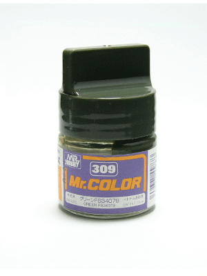 Mr. Color 309 - Green FS34079 (Semi-Gloss/Aircraft) C309