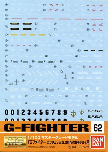 Gundam Decal 62 - G-Fighter