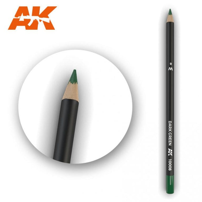 AK10008 Watercolor Pencil Dark Green