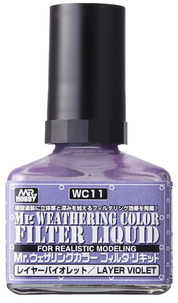 Mr Weathering Color WC11 - Filter Liquid Violet