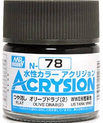 Acrysion N78 - Olive Drab (2) (Flat/Tank)