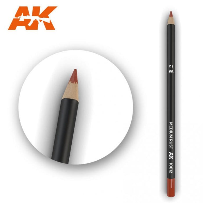 AK10012 Watercolor Pencil Medium Rust