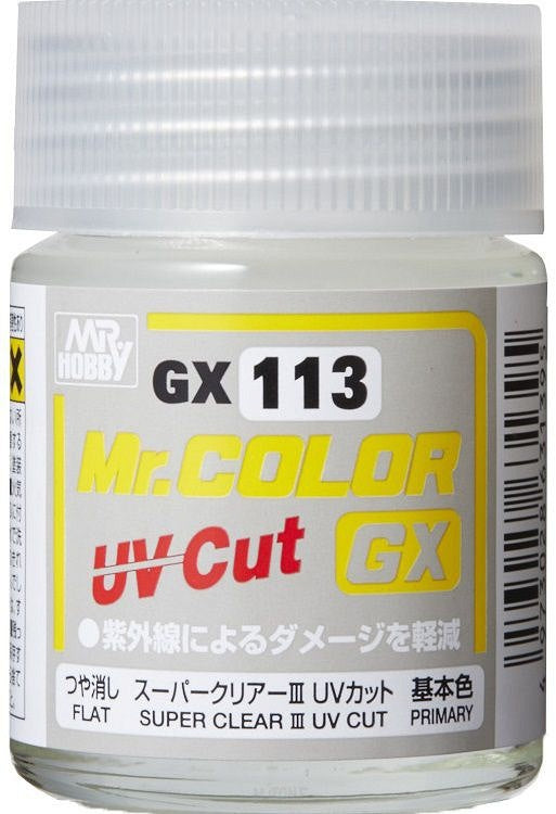Mr Color GX113 - Super Clear III UV Cut Flat